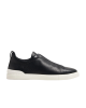 ZEGNA Triple Stitch™ Sneakers din piele bleumarin
