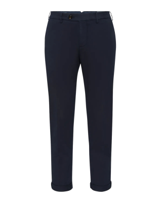 Brunello Cucinelli Chinos din bumbac – bleumarin