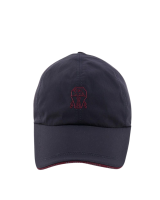 Brunello Cucinelli Baseball Cap Navy Blue