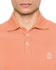 Brunello Cucinelli Tricou Polo Portocaliu