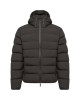 Moncler Arajoki pentru bărbați, neagră, cu puf și glugă detașabilă