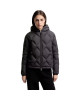 Moncler Arvouinne pentru femei, neagră, cu puf și matlasare triunghiulară