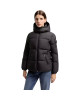  Moncler Fourmines Geacă scurtă pentru femei, neagră, cu puf și glugă detașabilă