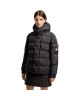  Moncler Maya 70 Geacă scurtă pentru femei, neagră, cu puf și glugă detașabilă