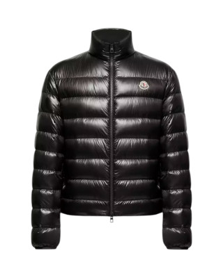 Moncler Sergesta pentru bărbați, neagră, pliabilă, cu puf