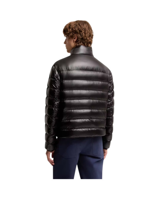 Moncler Sergesta pentru bărbați, neagră, pliabilă, cu puf