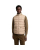 Moncler Treompan Vesta  pentru bărbați, bej, cu puf și croială slim fit