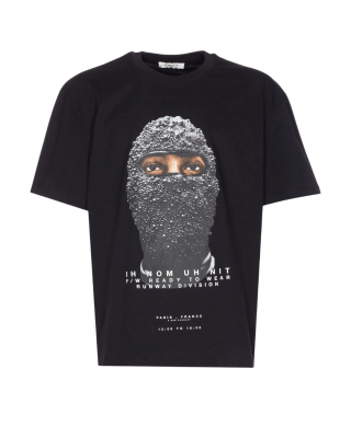 IH Nom Uh Nit tricou negru Black Series Limited Edition cu print grafic