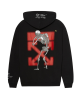 Off-White Hanorac cu glugă și imprimeu Skeleton Arrow pe spate