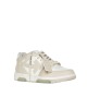 OFF-WHITE Out Of Office Leather Sneakers Beige/White