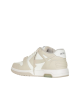 OFF-WHITE Out Of Office Leather Sneakers Beige/White