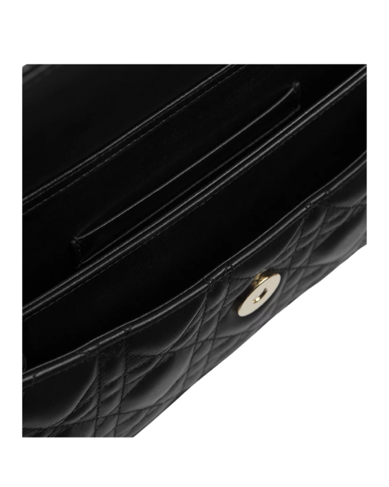 Dior geantă mini My Dior neagră din piele Cannage