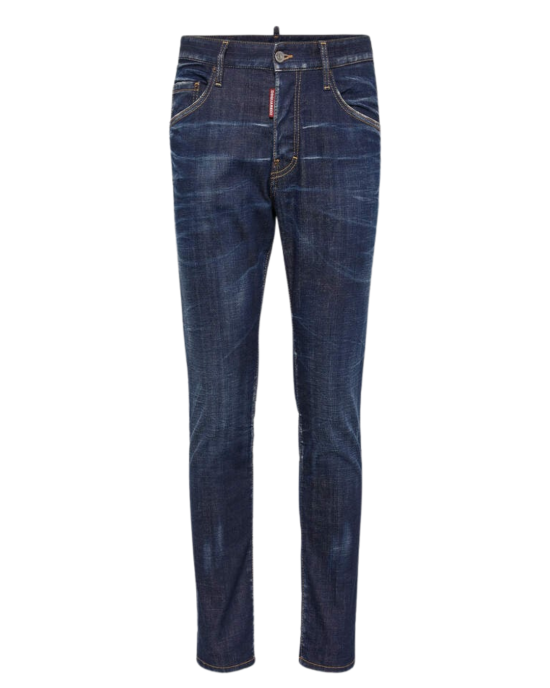 Dsquared2 Jeans Slim Fit din denim albastru