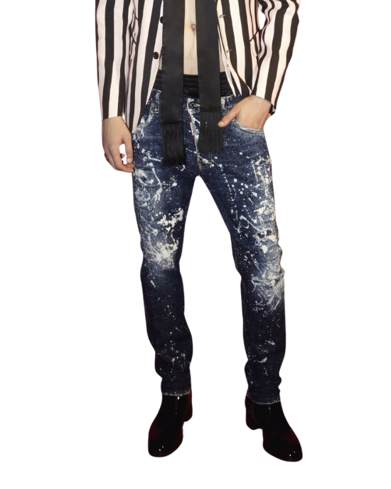 Dsquared2 Fireworks Wash Skater Jeans