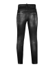 Dsquared2 Blugi Negri Slim Fit cu Efect Distressed și Whiskering