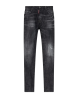 Dsquared2 Skater Blugi Slim Fit Negri cu Efect Whiskering