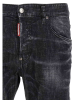 Dsquared2 Skater Blugi Slim Fit Negri cu Efect Whiskering