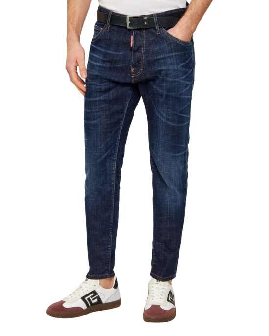 Dsquared2 Teddy Blugi Tapered Bleumarin 