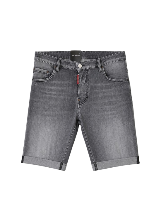 Dsquared2 shorts din denim gri washed