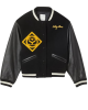 Sandro Jachetă Varsity din lână & piele (Wool & Leather Varsity Jacket)