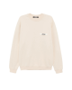 Jacquemus Sweatshirt crem oversized cu logo aplicat