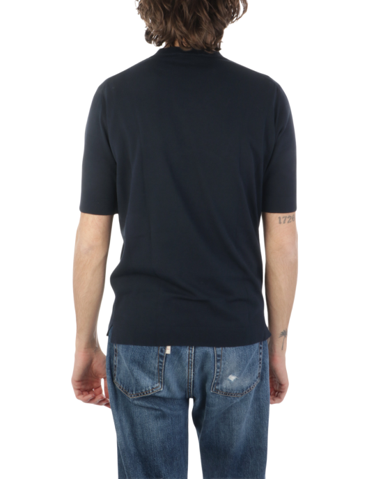 Filippo De Laurentiis Tricou bleumarin din bumbac