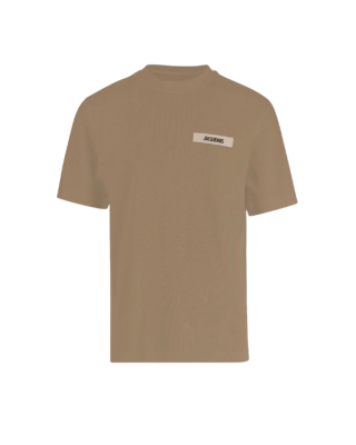 Jacquemus Tricou maro oversized cu logo aplicat
