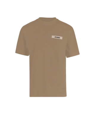 Jacquemus Tricou maro oversized cu logo aplicat