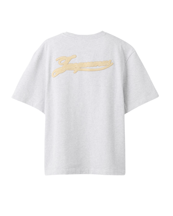 Jacquemus Torneo Logo Tricou Gri Deschis