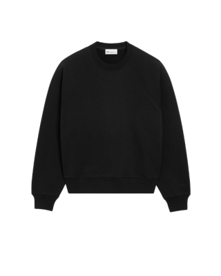 AMI Paris Sweatshirt negru cu logo Ami de Coeur