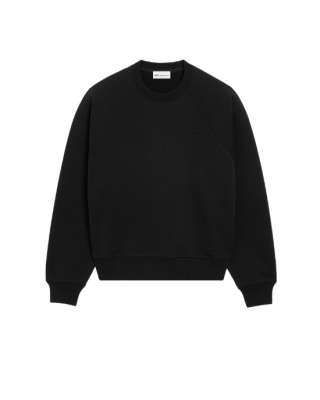 AMI Paris Sweatshirt negru cu logo Ami de Coeur