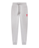 AMI Paris Pantaloni jogger gri cu logo