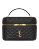 Saint Laurent Gaby Vanity Large – Geantă damă din piele de miel matlasată, neagră