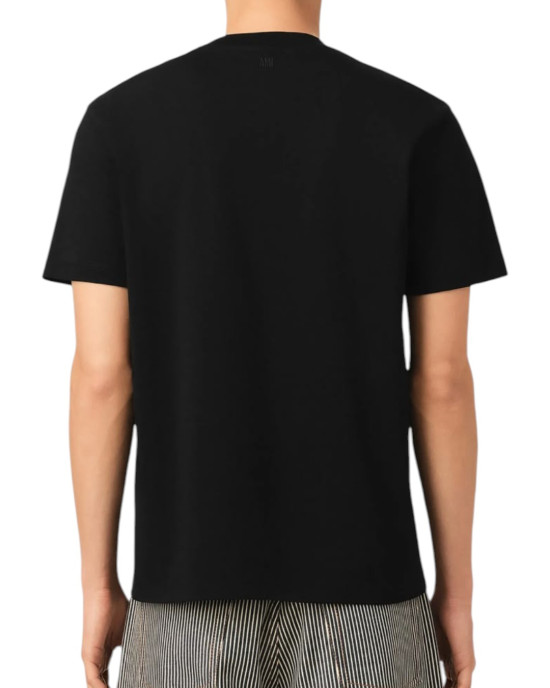 AMI PARIS – Tricou negru cu logo Ami de Coeur