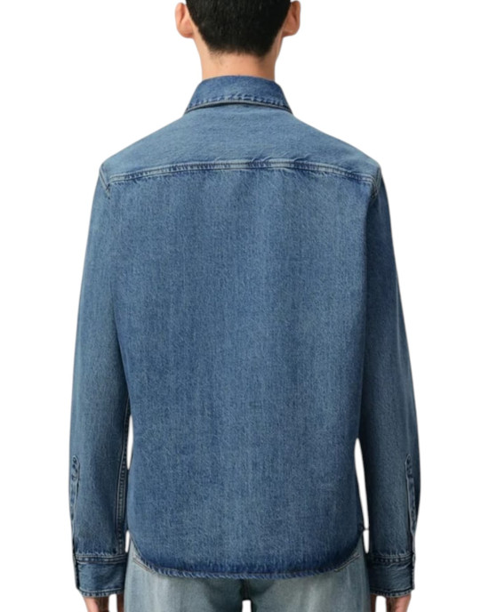 AMI PARIS – Cămașă din denim cu logo Ami de Cœur