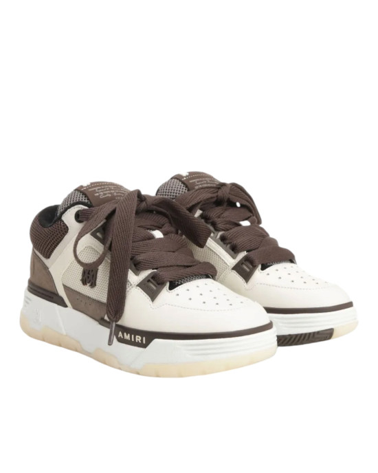 AMIRI MA-1 Sneakers pentru bărbați, crem, cu talpă masivă