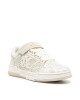 AMIRI MA Skyline Sneakers albi cu imprimeu in relief tip piele de piton