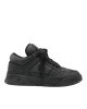 AMIRI Sneakers negri monocrom din piele cu talpă masivă