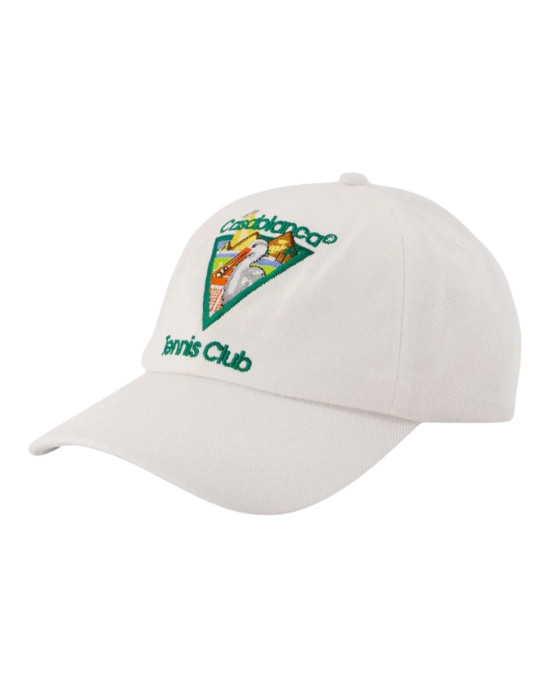 Casablanca Sapca Pyramid Abduction Tennis Club albă