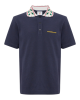 Casablanca Tricou polo Laurel Piqué bleumarin