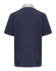 Casablanca Tricou polo Laurel Piqué bleumarin