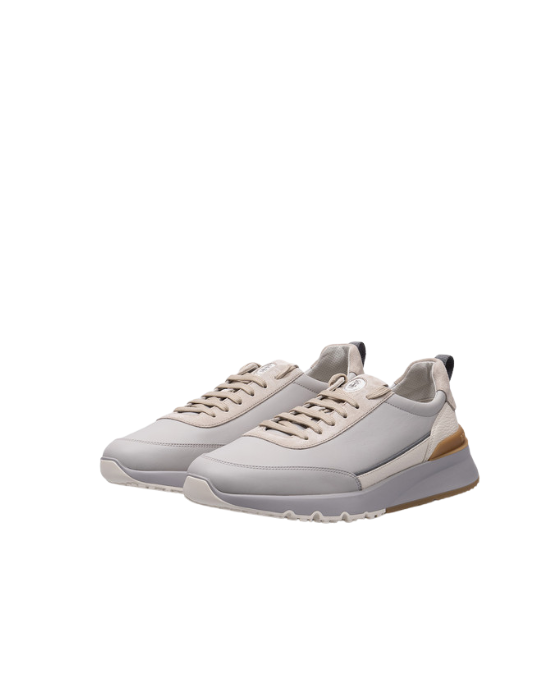 Brunello Cucinelli Sneakers din piele gri