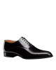 Dior Timeless – Pantofi Oxford bărbați din piele de vițel, gri și negru, cu motiv Dior Oblique