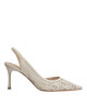 Dior Walk'n'Dior Platform – Sneakers damă din pânză de bumbac brodată, ecru