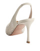 Dior Walk'n'Dior Platform – Sneakers damă din pânză de bumbac brodată, ecru