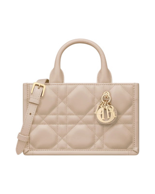 Dior  Geantă Mini Book Tote Bej Pudrat 