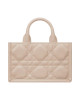 Dior  Geantă Mini Book Tote Bej Pudrat 