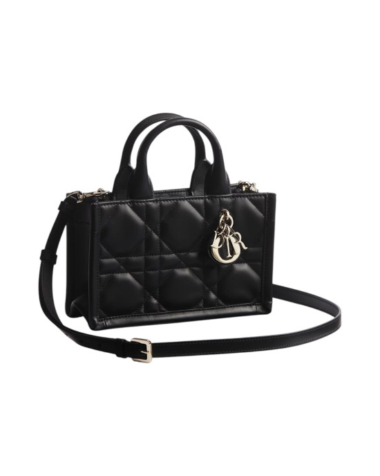 Dior – Geantă Mini Book Tote Neagră
