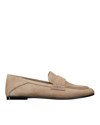 Dior  Mocasini de damă Dior Boy din piele întoarsă de vițel, bej
