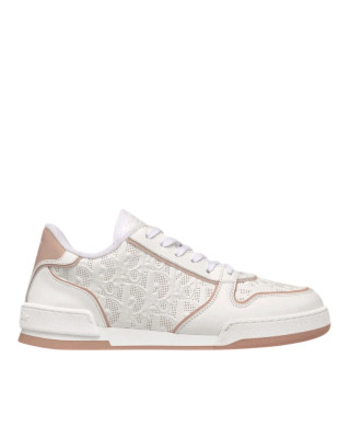 Dior – Sneakers One din piele de vițel , în culorile alb și nude